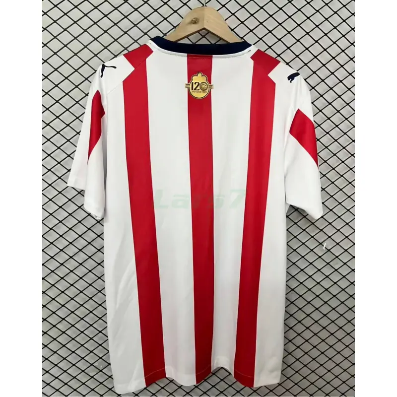 Camiseta Chivas 120 Aniversario Edición 2026/2027 Rojo/Blanco