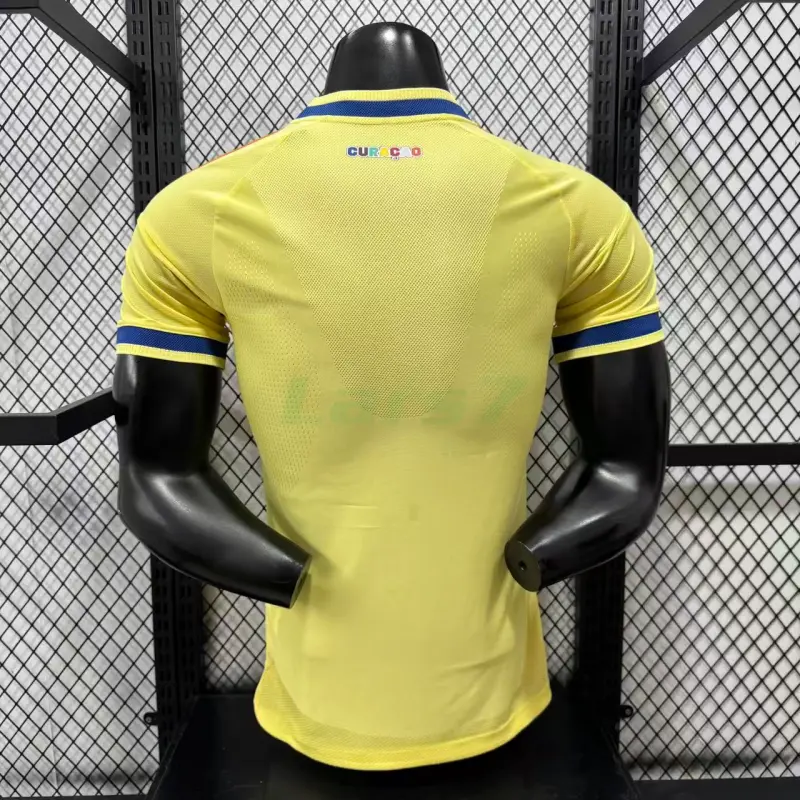 Camiseta Curacao 2ª Equipación Mundial 2026 Amarillo Claro (EDICIÓN JUGADOR)