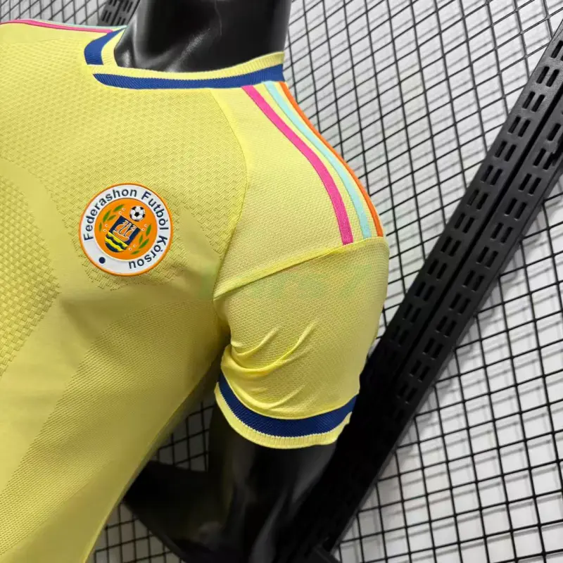 Camiseta Curacao 2ª Equipación Mundial 2026 Amarillo Claro (EDICIÓN JUGADOR)