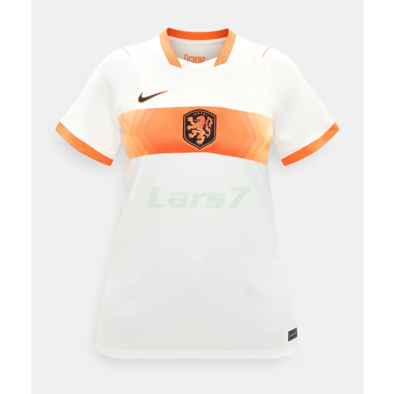 Camiseta Holanda 2ª Equipación Mundial 2026 Blanco Mujer