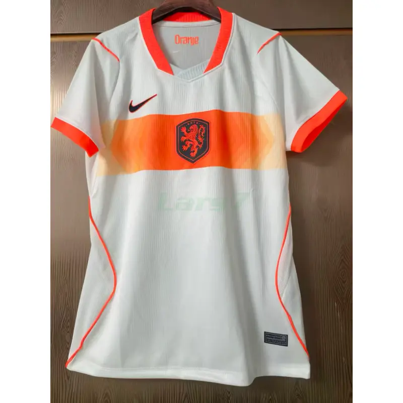 Camiseta Holanda 2ª Equipación Mundial 2026 Blanco Mujer