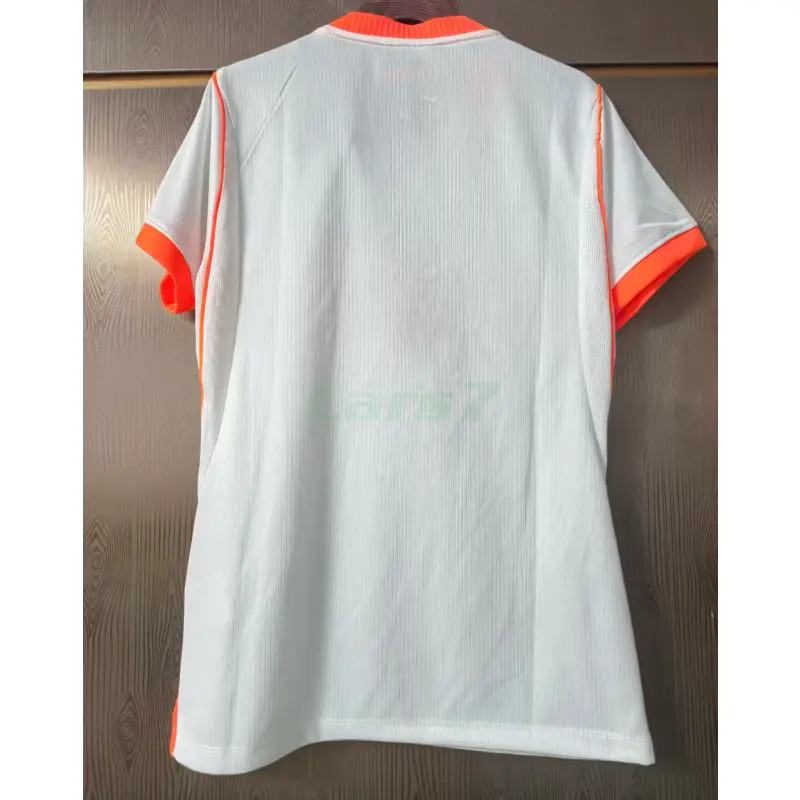 Camiseta Holanda 2ª Equipación Mundial 2026 Blanco Mujer