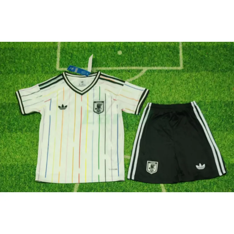 Camiseta Japón 2ª Equipación Mundial 2026 Blanco Niño Kit