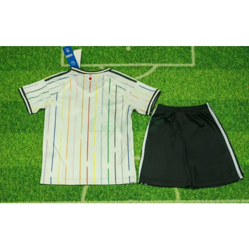 Camiseta Japón 2ª Equipación Mundial 2026 Blanco Niño Kit