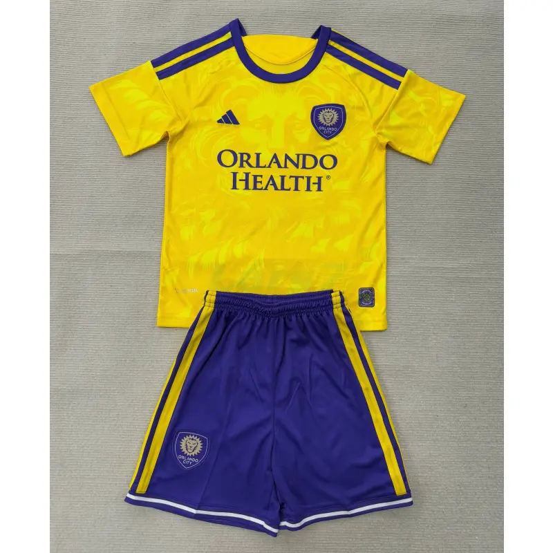 Camiseta Orlando City 2ª Equipación 2026/2027 Amarillo Niño Kit