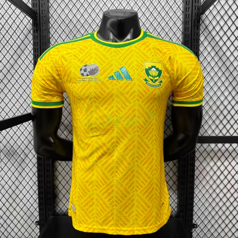 Camiseta Sudáfrica 1ª Equipación Mundial 2026 Amarillo (EDICIÓN JUGADOR)