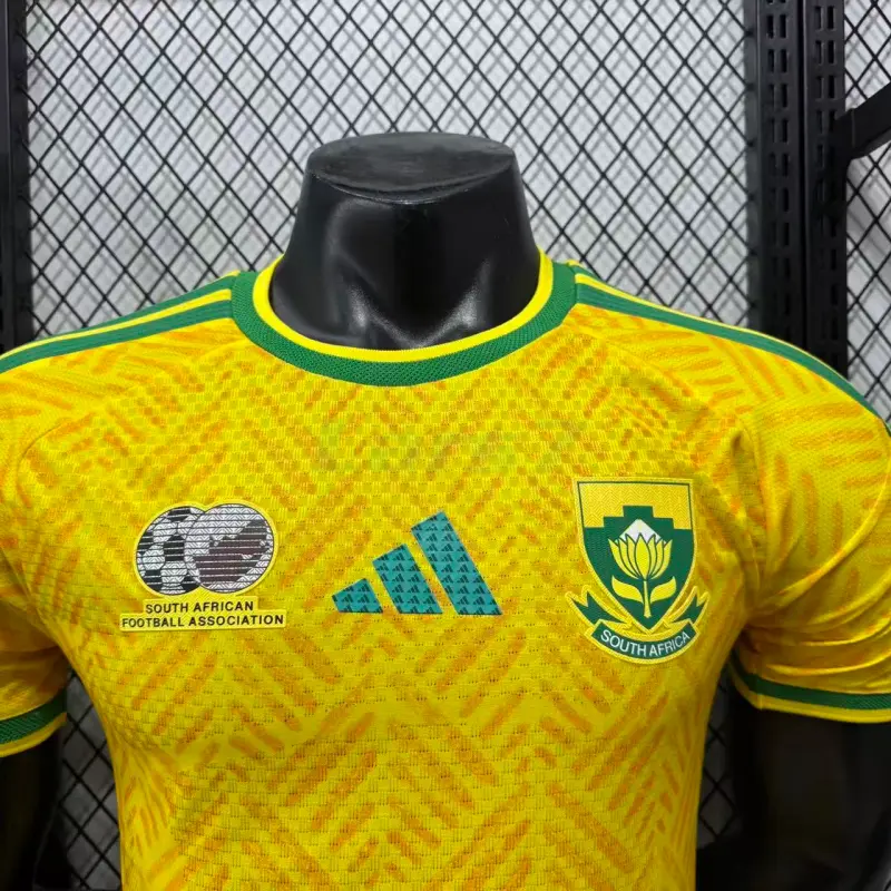 Camiseta Sudáfrica 1ª Equipación Mundial 2026 Amarillo (EDICIÓN JUGADOR)