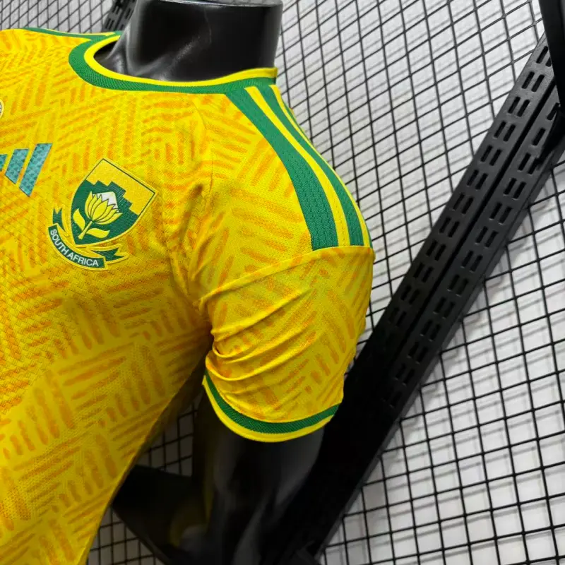 Camiseta Sudáfrica 1ª Equipación Mundial 2026 Amarillo (EDICIÓN JUGADOR)