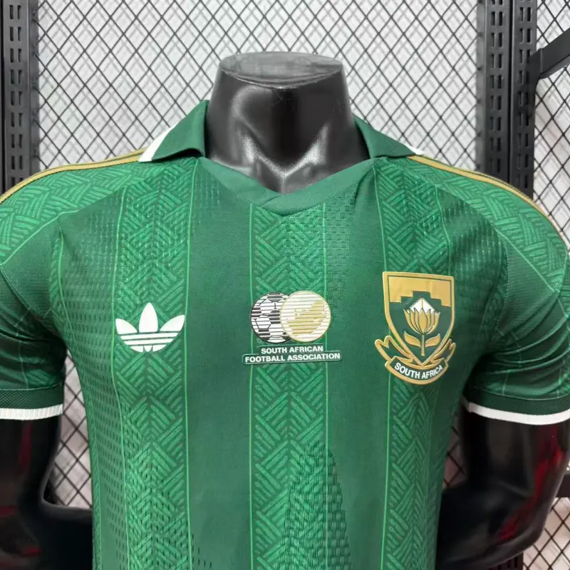 Camiseta Sudáfrica 2ª Equipación Mundial 2026 Verde (EDICIÓN JUGADOR)