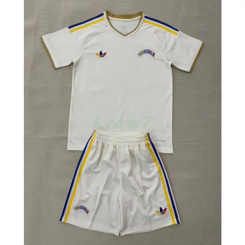 Camiseta Venezuela 2ª Equipación Mundial 2026 Blanco Niño Kit