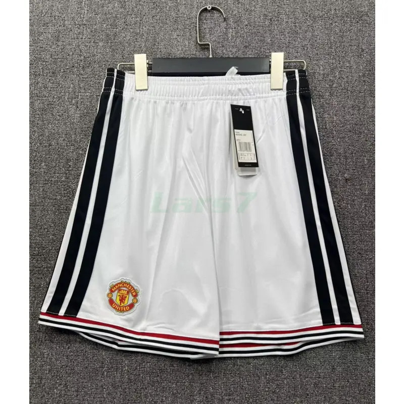 Pantalón Corto Manchester United 1ª Equipación 2026/2027 Blanco