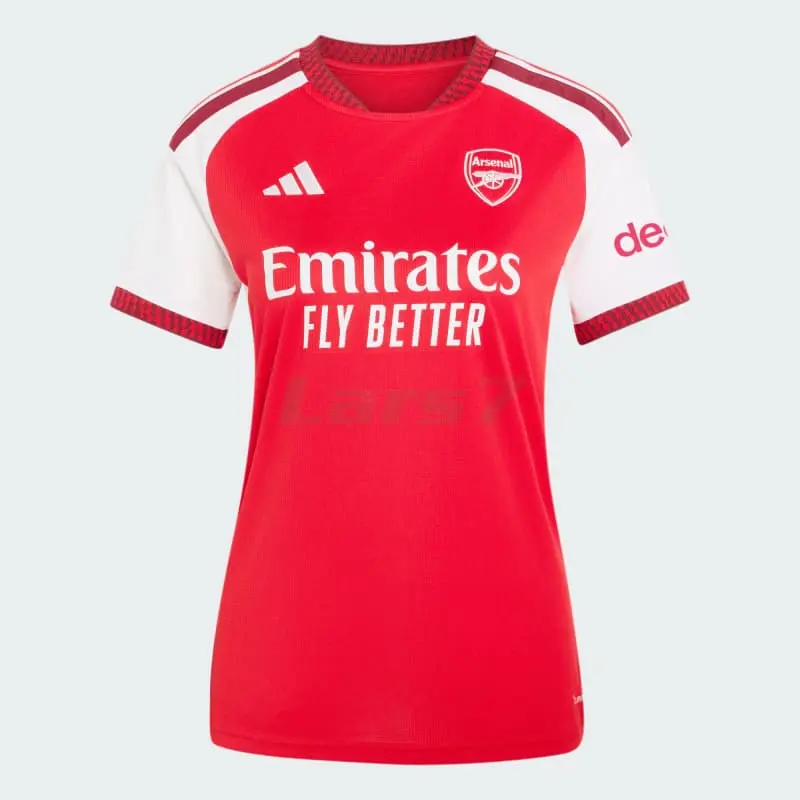 Camiseta Arsenal 1ª Equipación 2026/2027 Rojo/Blanco Mujer
