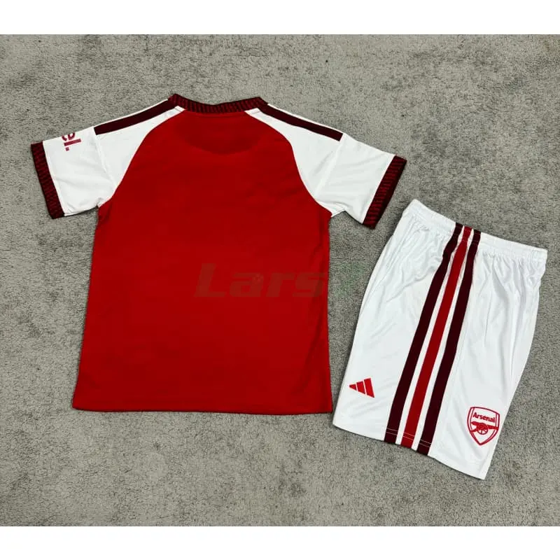 Camiseta Arsenal 1ª Equipación 2026/2027 Rojo/Blanco Niño Kit