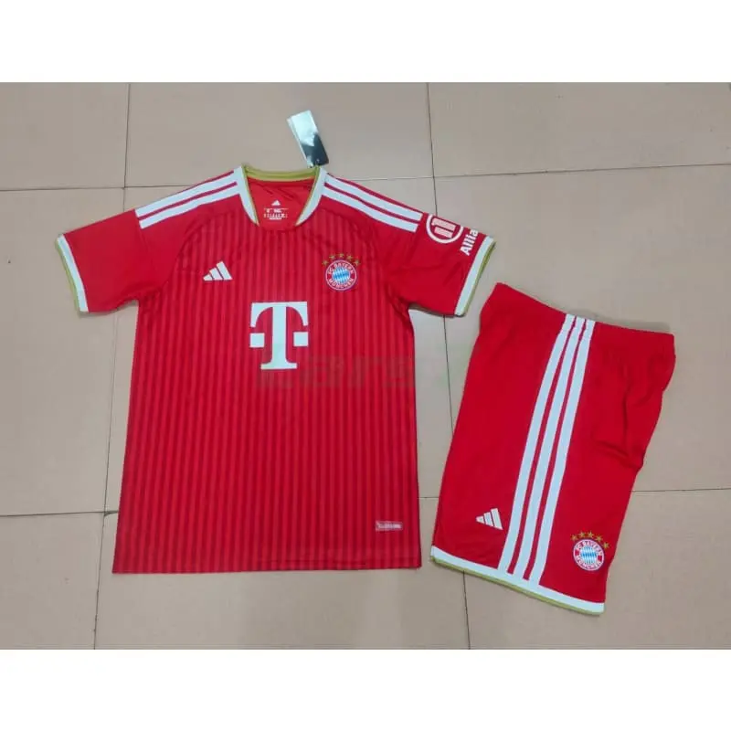 Camiseta Bayern Múnich 1ª Equipación 2026/2027 Rojo Niño Kit