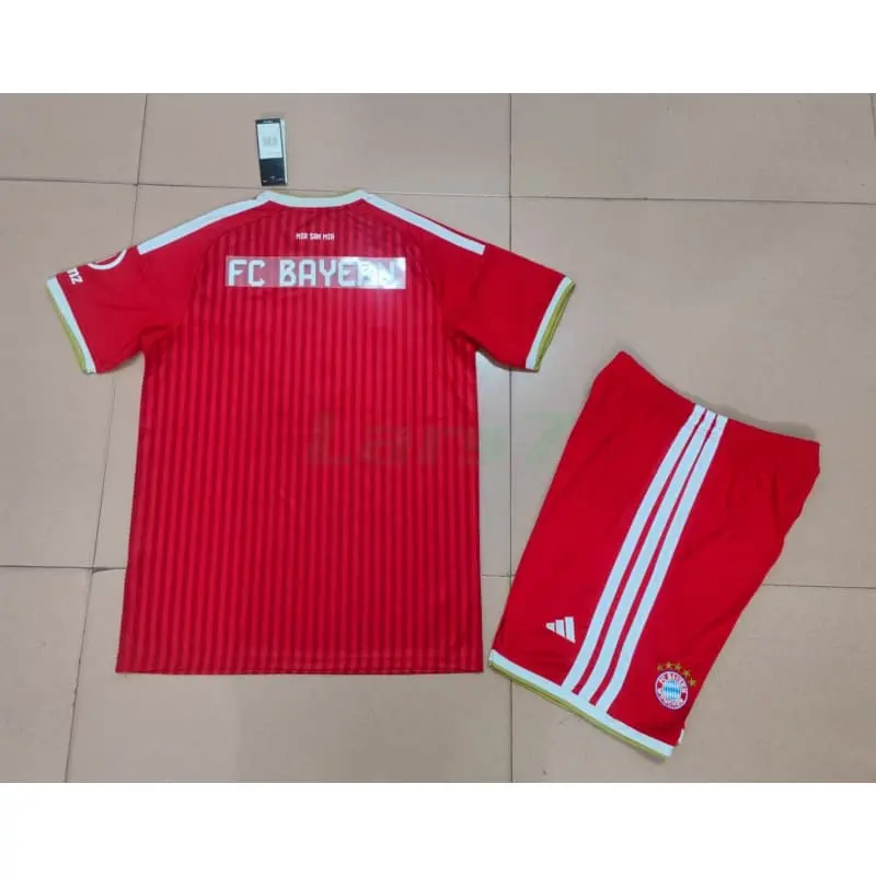 Camiseta Bayern Múnich 1ª Equipación 2026/2027 Rojo Niño Kit