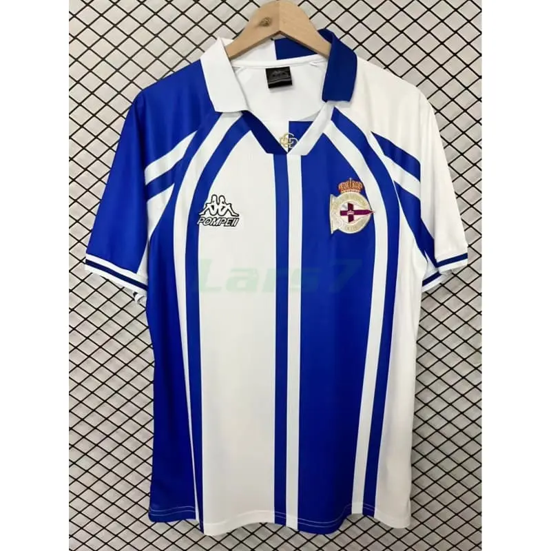 Camiseta Deportivo de La Coruña 2026/2027 Blanco/Azul Versión Retro