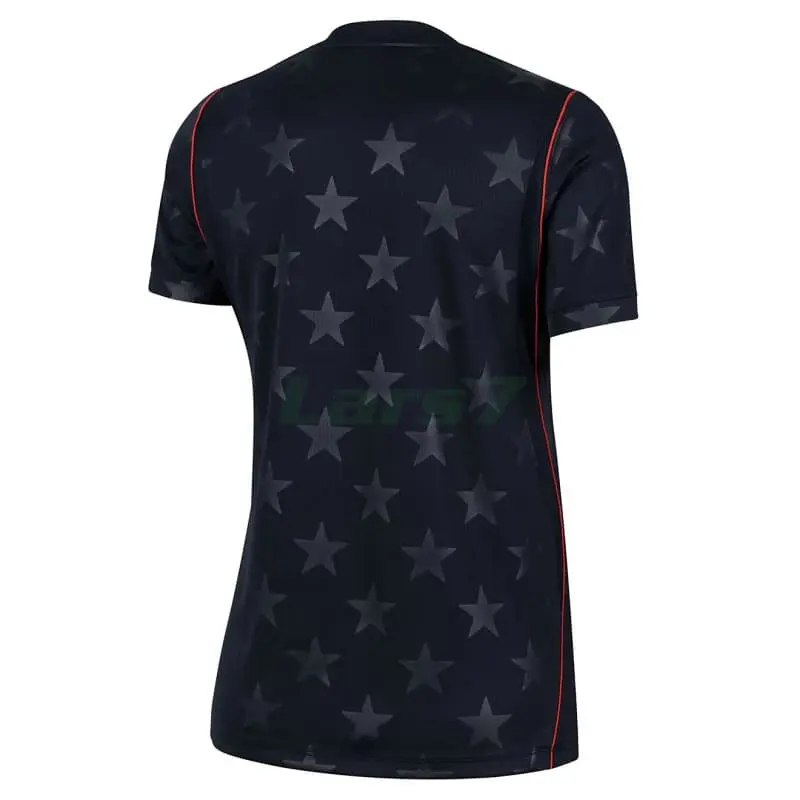 Camiseta EE.UU 2ª Equipación Mundial 2026 Negro Obsidiana Mujer
