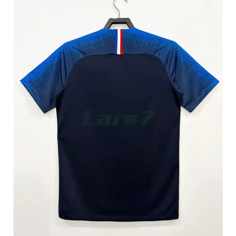 Camiseta Francia 1ª Equipación Retro 2018 Azul Copa Mundial