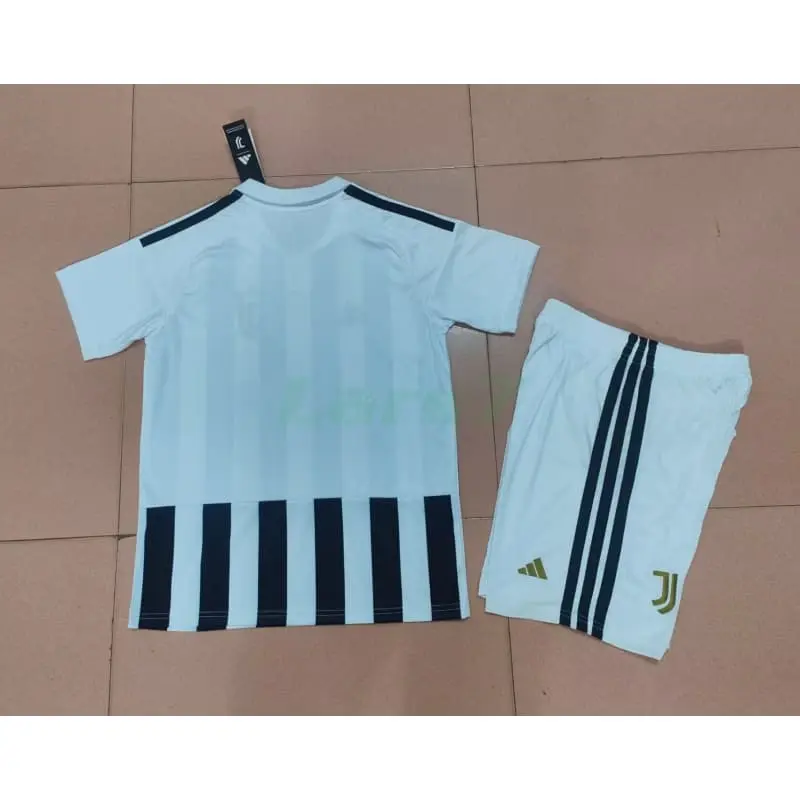 Camiseta Juventus 1ª Equipación 2026/2027 Negro/Blanco Niño Kit