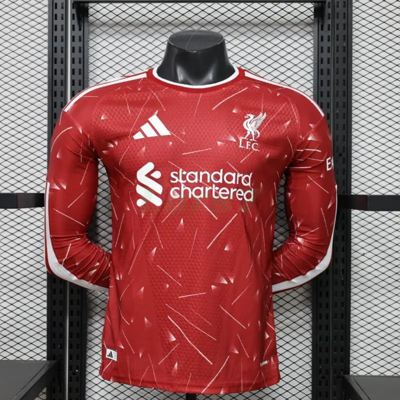 Camiseta Liverpool 1ª Equipación 2026/2027 ML Rojo (EDICIÓN JUGADOR)