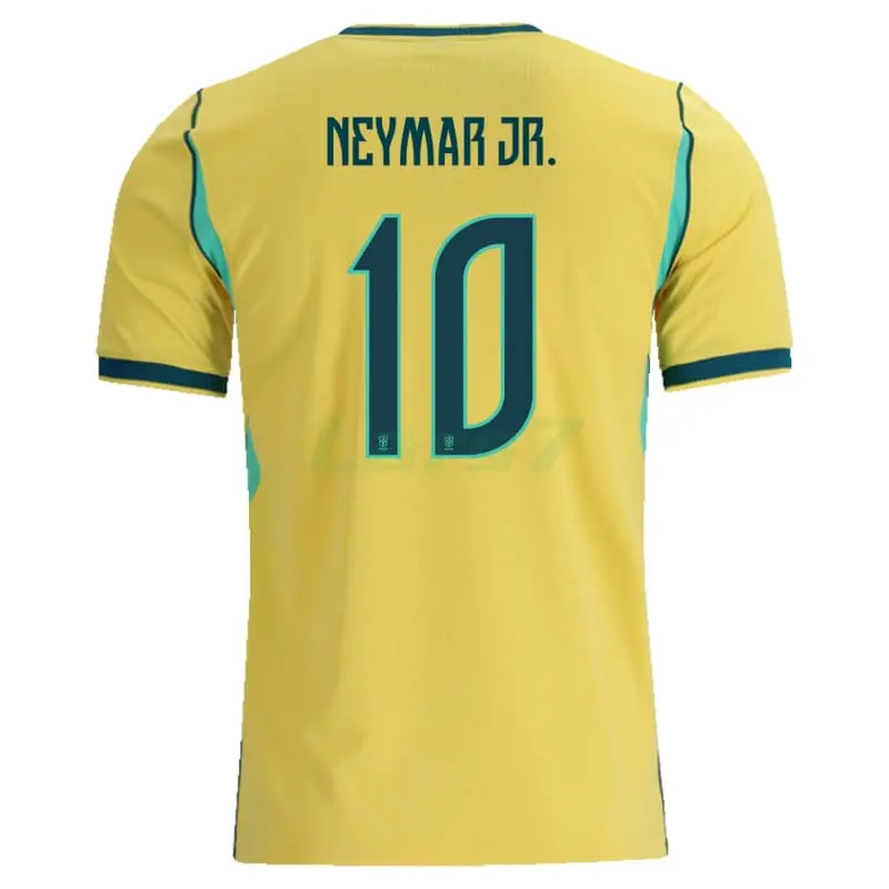 Camiseta NEYMAR JR. 10 Brasil 1ª Equipación Mundial 2026 Amarillo