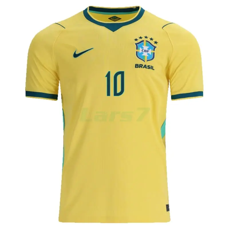 Camiseta NEYMAR JR. 10 Brasil 1ª Equipación Mundial 2026 Amarillo