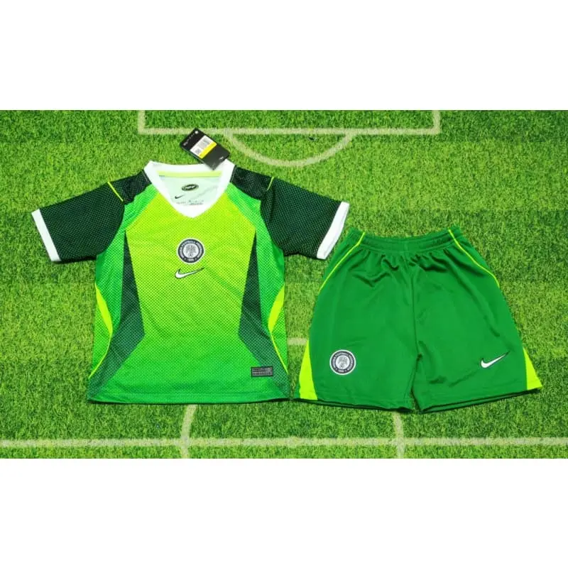 Camiseta Nigeria 1ª Equipación Mundial 2026 Verde Niño Kit