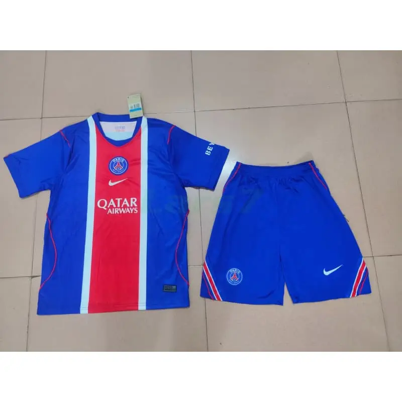 Camiseta PSG 1ª Equipación 2026/2027 Azul/Rojo Niño Kit