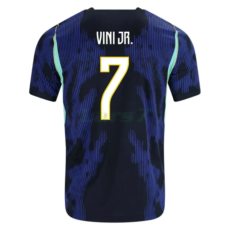 Camiseta VINI JR. 7 Brasil 2ª Equipación Mundial 2026 Azul