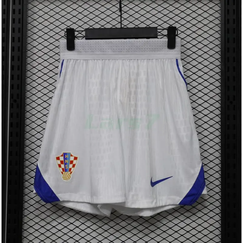 Pantalón Corto Croacia 1ª Equipación Mundial 2026 Blanco (EDICIÓN JUGADOR)