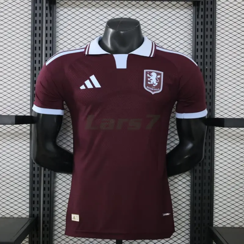 Camiseta Aston Villa 1ª Equipación 2026/2027 Borgoña (EDICIÓN JUGADOR)