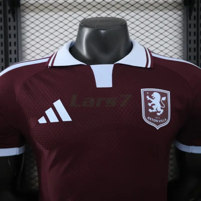 Camiseta Aston Villa 1ª Equipación 2026/2027 Borgoña (EDICIÓN JUGADOR)