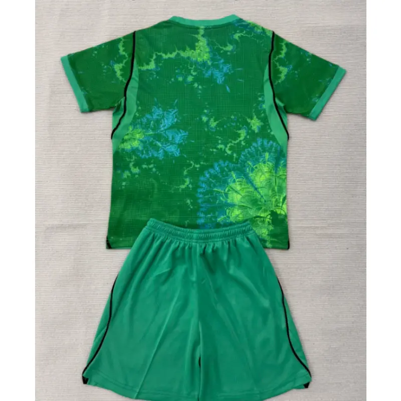 Camiseta de Portero Holanda Mundial 2026 Verde Niño Kit
