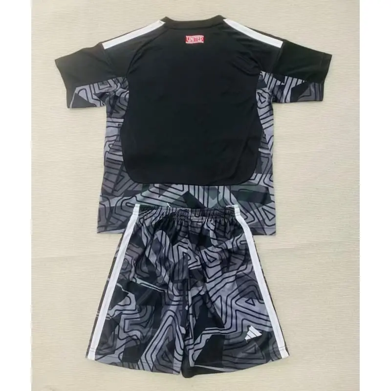 Camiseta de Portero Manchester United 1ª Equipación 2026/2027 Negro Niño Kit