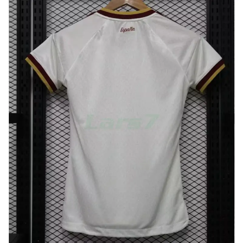 Camiseta España 2ª Equipación Mundial 2026 Blanco/Rojo Mujer (EDICIÓN JUGADOR)
