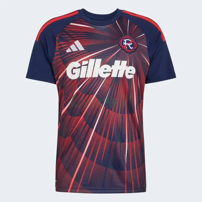 Camiseta Nueva Inglaterra Revolución 1ª Equipación 2026/2027 Azul Marino/Rojo