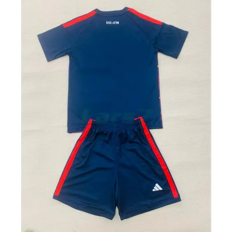 Camiseta Nueva Inglaterra Revolución 1ª Equipación 2026/2027 Azul Marino/Rojo Niño Kit