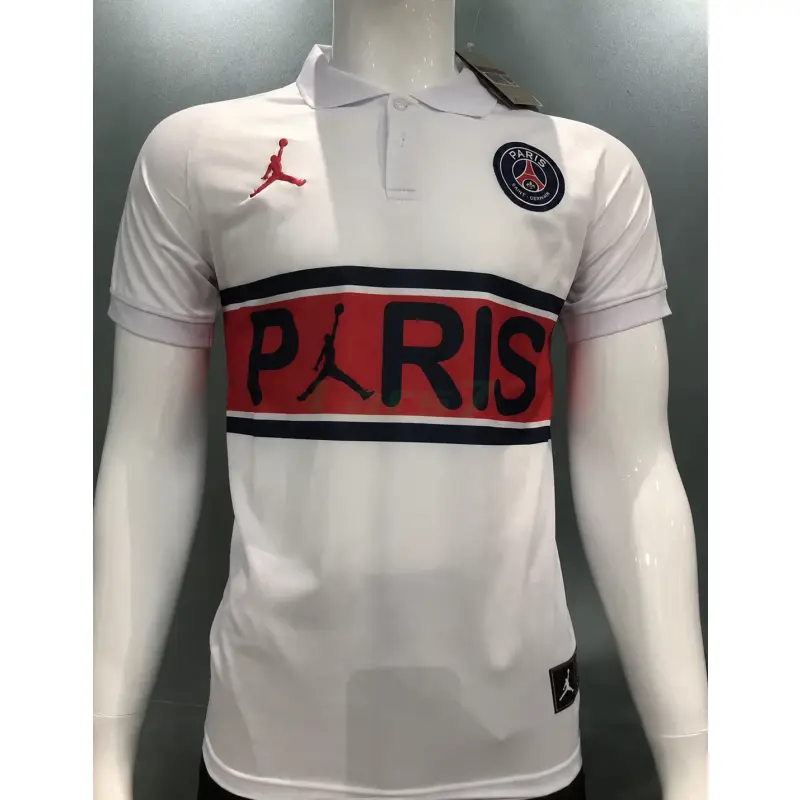 Polo PSG x Jordan 2023/2024 Blanco (EDICIÓN JUGADOR)