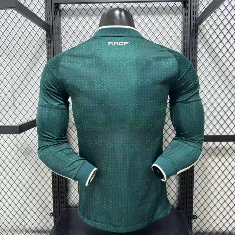 Camiseta Real Madrid 2ª Equipación 2026/2027 ML Verde Oscuro (EDICIÓN JUGADOR)