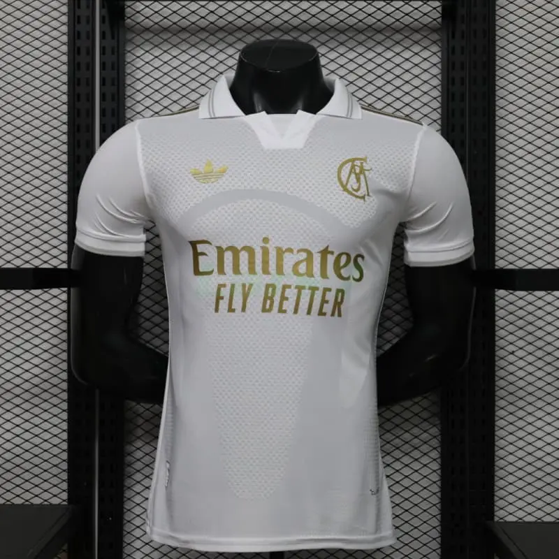 Camiseta Real Madrid 2026/2027 Edición Especial Blanco con Parche HP (EDICIÓN JUGADOR)