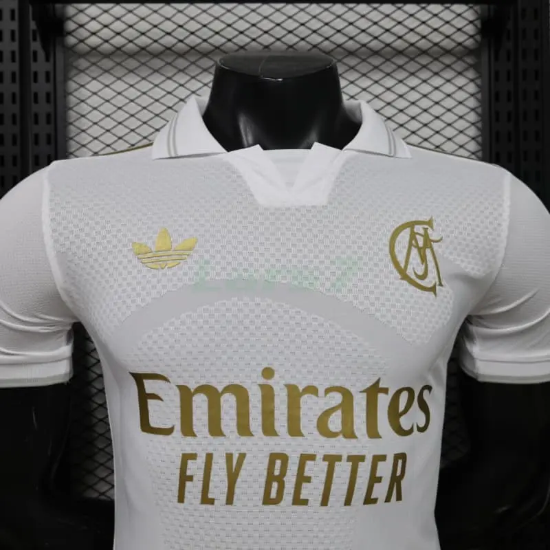 Camiseta Real Madrid 2026/2027 Edición Especial Blanco con Parche HP (EDICIÓN JUGADOR)