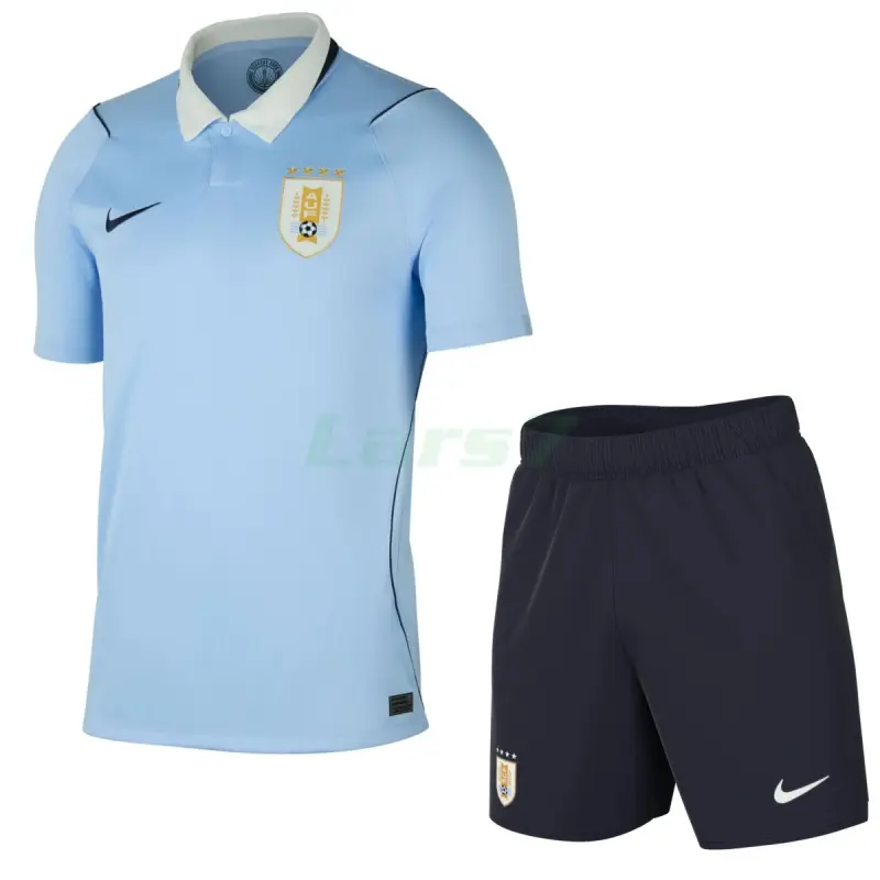 Camiseta Uruguay 1ª Equipación Mundial 2026 Azul Claro Niño Kit