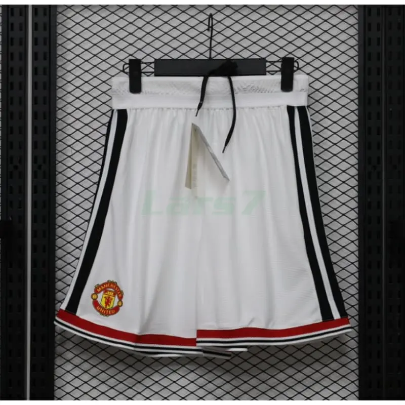 Pantalón Corto Manchester United 1ª Equipación 2026/2027 Blanco (EDICIÓN JUGADOR)