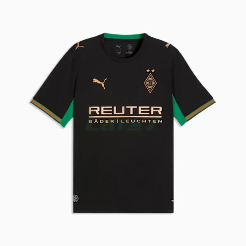 Camiseta Borussia Mönchengladbach 2ª Equipación 2026/2027 Negro