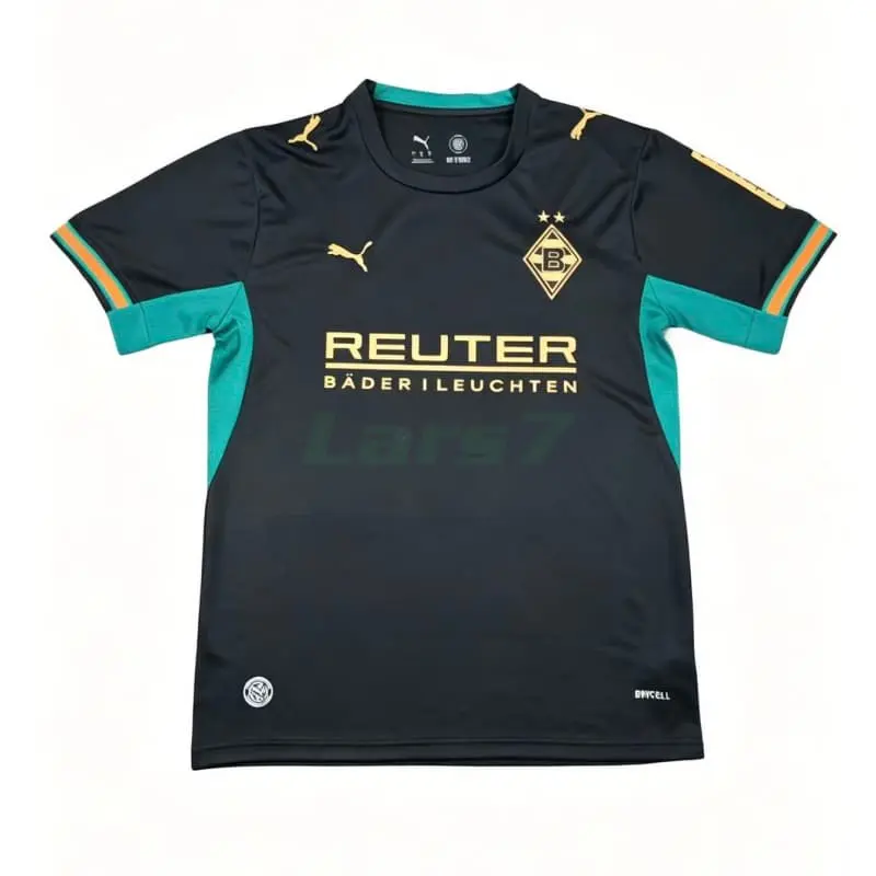 Camiseta Borussia Mönchengladbach 2ª Equipación 2026/2027 Negro