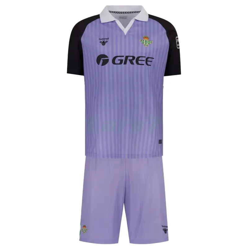 Camiseta de Portero Real Betis 2026/2027 Morado Versión Retro Niño Kit