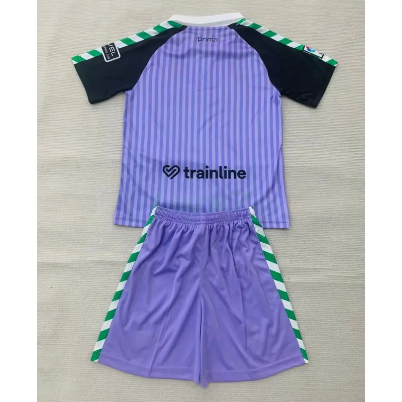Camiseta de Portero Real Betis 2026/2027 Morado Versión Retro Niño Kit