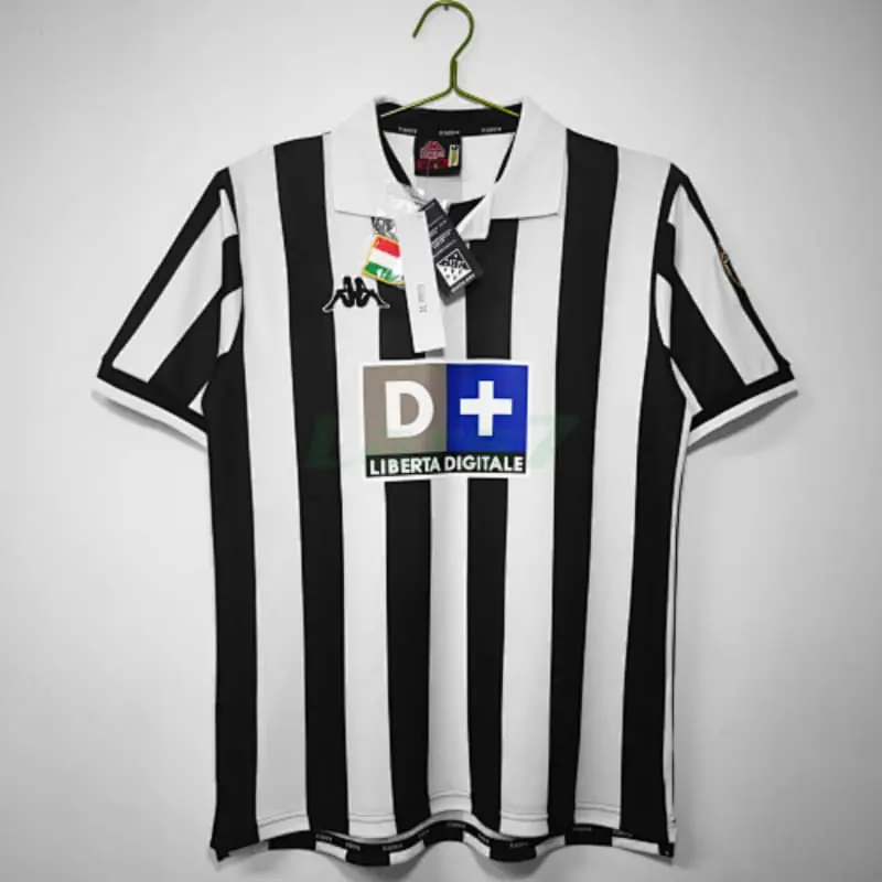 Camiseta Juventus 1ª Equipación Retro 1998/1999 Blanco/Negro