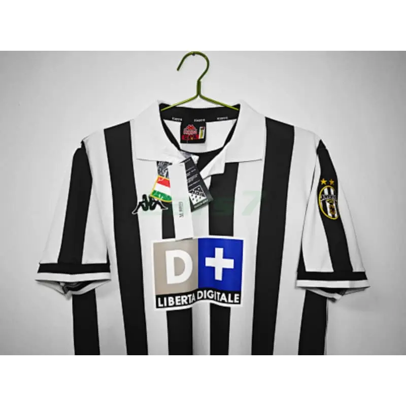 Camiseta Juventus 1ª Equipación Retro 1998/1999 Blanco/Negro