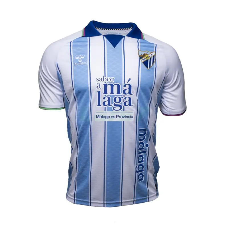 Camiseta Málaga CF 1ª Equipación 2026/2027 Azul/Blanco